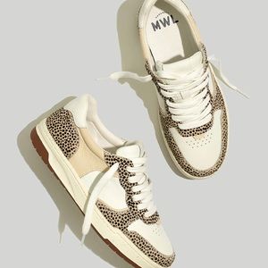 Madewell Court Sneakers in Spotted Calf Hair